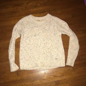 Hollister cozy marled cable knit sweater small